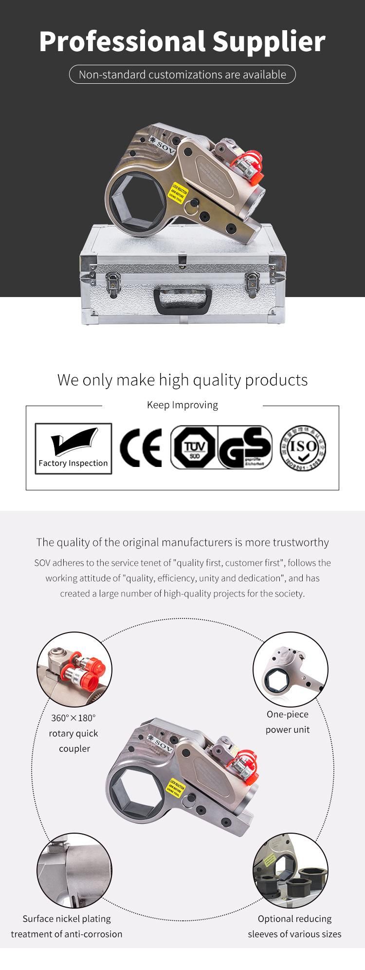 Sov Brand Hexagon Cassette Hydraulic Torque Wrench