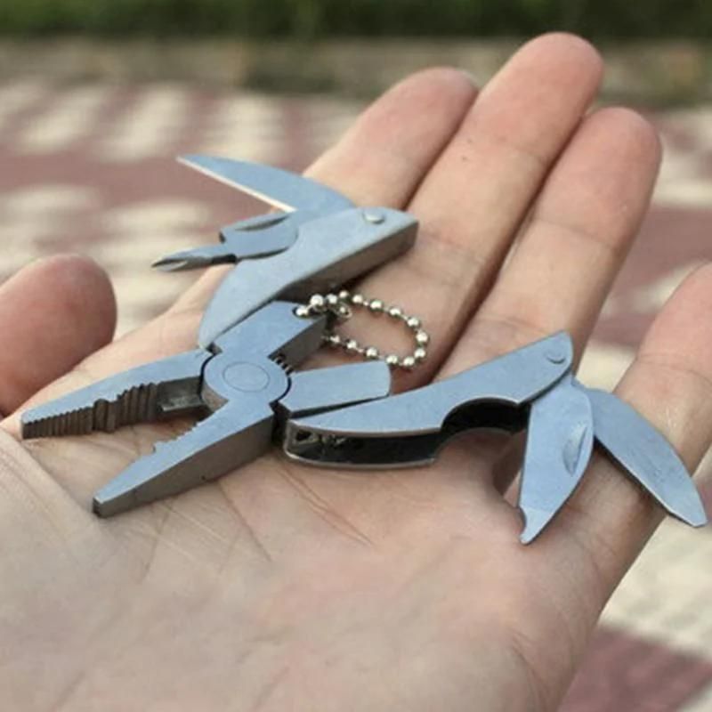 Pocket Multitool Mini Pliers with Knife Outdoor Small Pliers