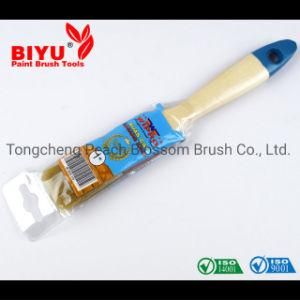 Different Sizes of Bristle Brush Wire Wooden Handle with Blue Tail Paint Brush
