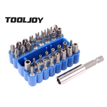 High Quality 33PCS Philips Torx Slotted Screwdriver Bits with Bit Holder