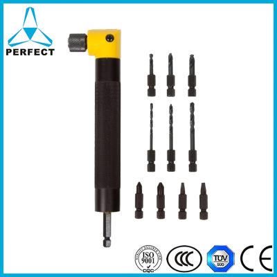 90 Degree Screwdriver Bit Holder with Drill Bit