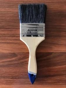 Thailand Market Black Bristle Paint Brush Wooden Handle