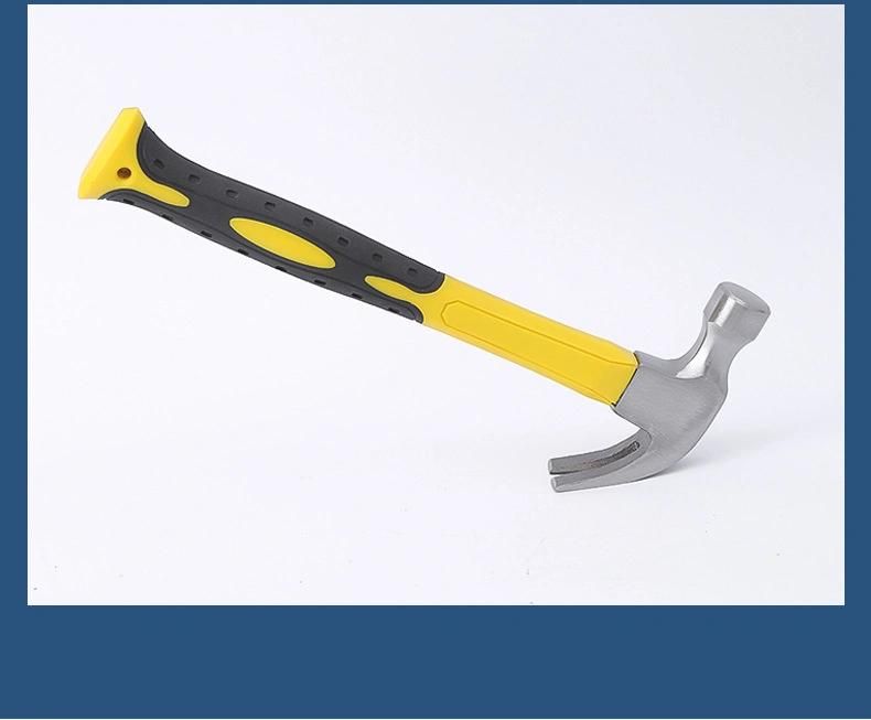 45# Steel 8oz 16oz 24oz Multifunctional Claw Hammer with Plastic Handle