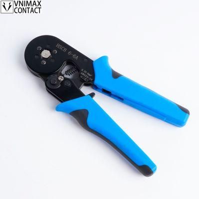 Black Head of 6 Angle Terminal Tube Crimping Wiring Pliers Hardware Pliers Factory Supply Directly