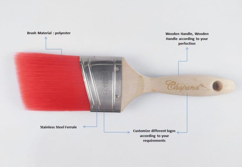 Powerful Traditional Popular High Quality Wooden Handle Paint Brush