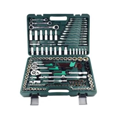 Car Repair 150 PCS Ratchet Wrench Tools Box S2 Screwdriver Bits Socket Wrench Hand Tool Set Case Kit
