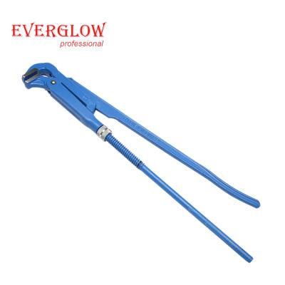 High Quality 2 Inch Heavy Duty S Type Bent Nose Pipe Wrench, Pipe Fitting Wrench