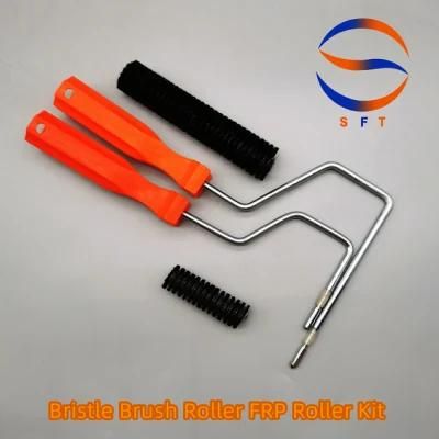 China Factory Bristle Brush Roller FRP Roller Kit for Defoaming