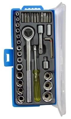 36PCS Socket Set with 3/8&quot; Ratchet Handle