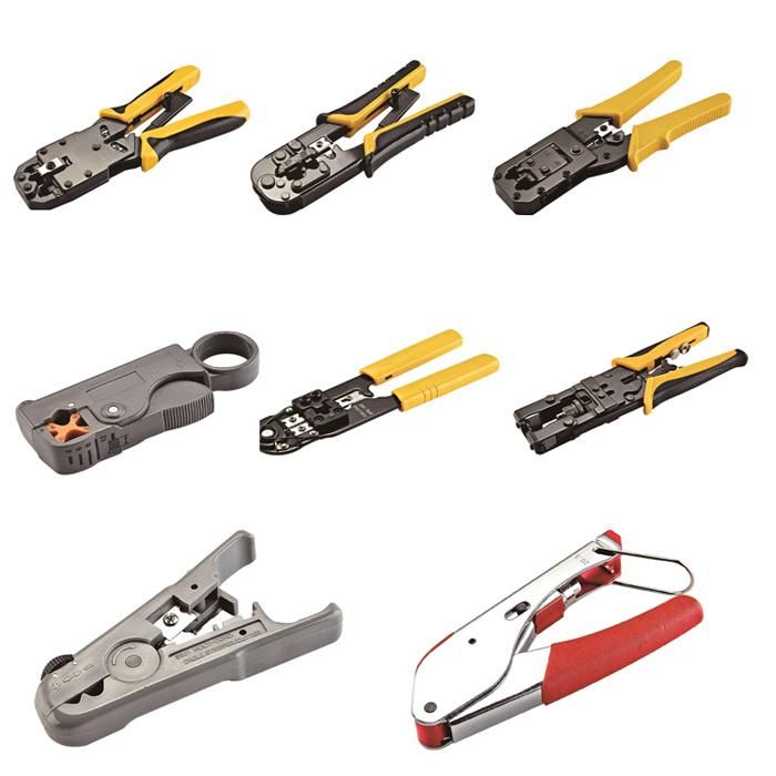 Punch-Down Tool Network Impact Punch Down Tool RJ45 Rj11 for Wire Cutting Crimping Double Headed Blades Cat5e CAT6 Cable Wire Tracker