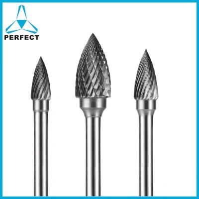 G Tree Pointed End Shape Single Double Cut Rotary File