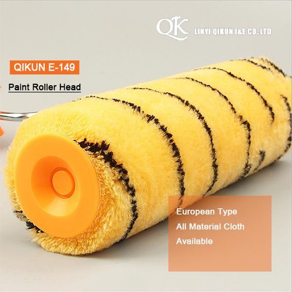 E-149 Hardware Decorate Paint Hardware Hand Tools Acrylic Polyester Mixed Yellow Double Strips Fabric Foam Paint Roller Brush