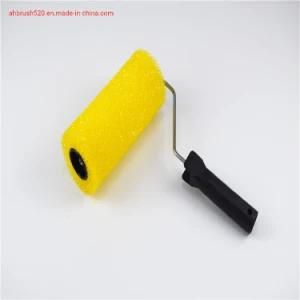 Black Handle Yellow Sponge Brush Hardware Tool