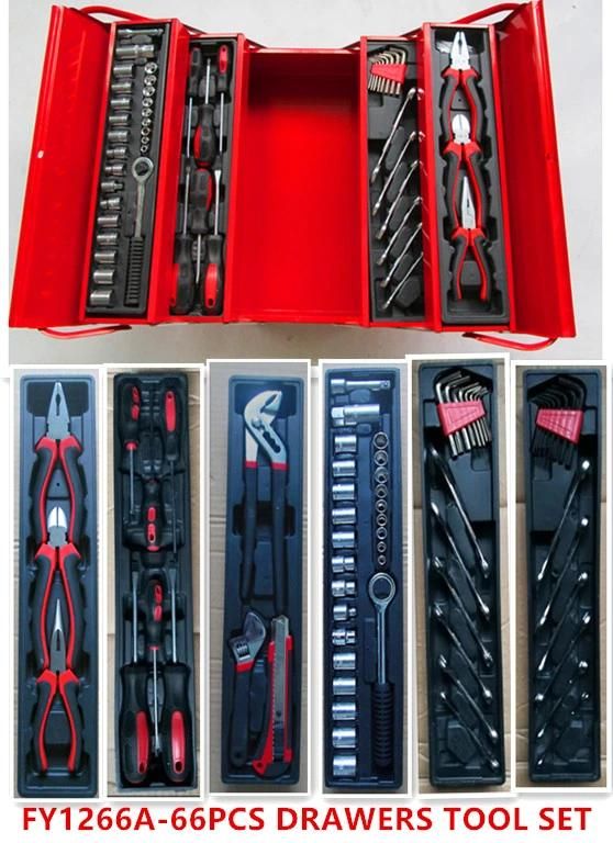 Hot Sales-66PCS Lowest &Better Quality Tool Set (FY1266A)