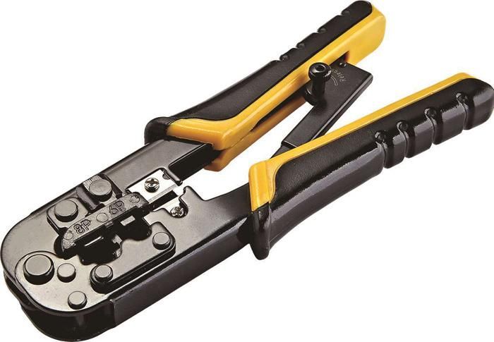 Ratcheting Cable Crimper and Stripper Modular Cutter
