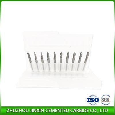 Double Cut Solid Carbide Rotary Burr Set for Metal Polishing