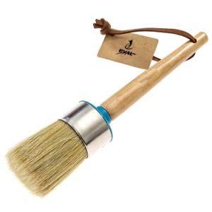 Large Round Paint Wax Pure Bristle Brush