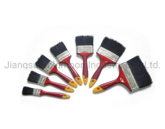 Double Colour Plastic Handle Power Paint Painting Flat Brush