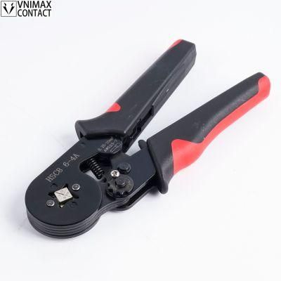 Hand Tool Hcs8 6-4 Black Head Red Handle Crimping Pliers Electrician Pliers