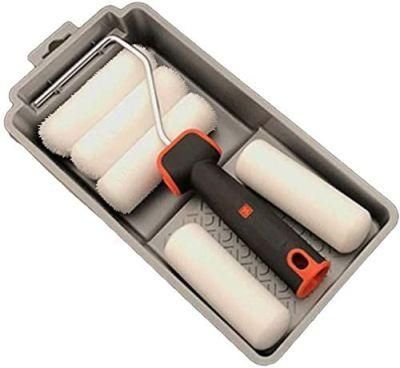 7 Piece 4&rdquor; Paint Roller Kit with Tray - Includes Acrylic, Polyester and Foam Paint Roller Covers
