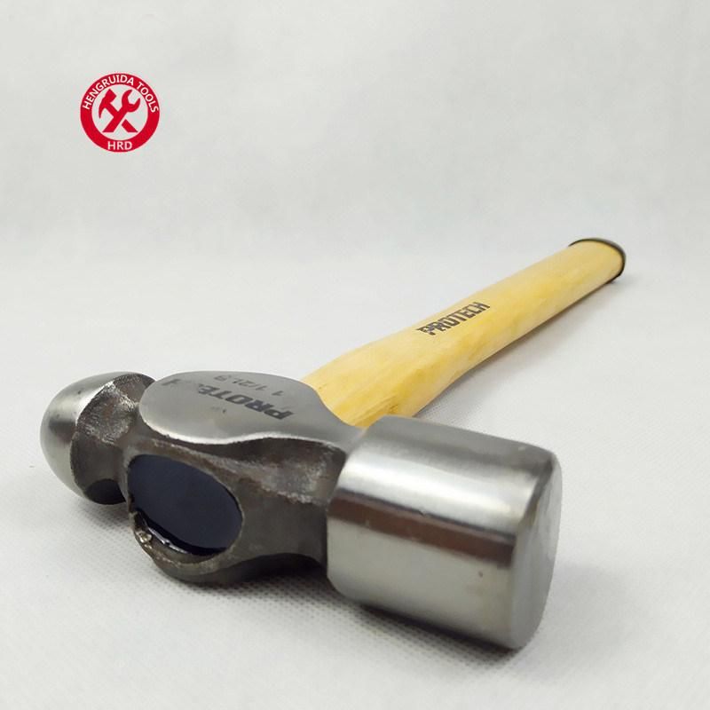 Ball-Pein Hammer with Wooden Handle