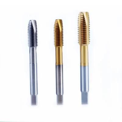 HSS M35 Spiral Point Taps Gun-Nose Taps with Tin Coating Machine Tap High Speed Steel Hand Tap