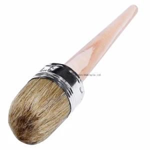 New Style Custom Epoxy Resin Glue Natural Hair Paint Brush with Bottom Price