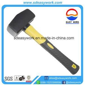 German Type Stoning Hammer with TPR Handle