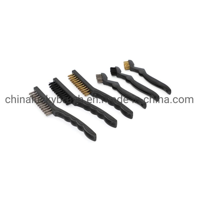 9inch Plastic Handle Wire Brush (YY-840)