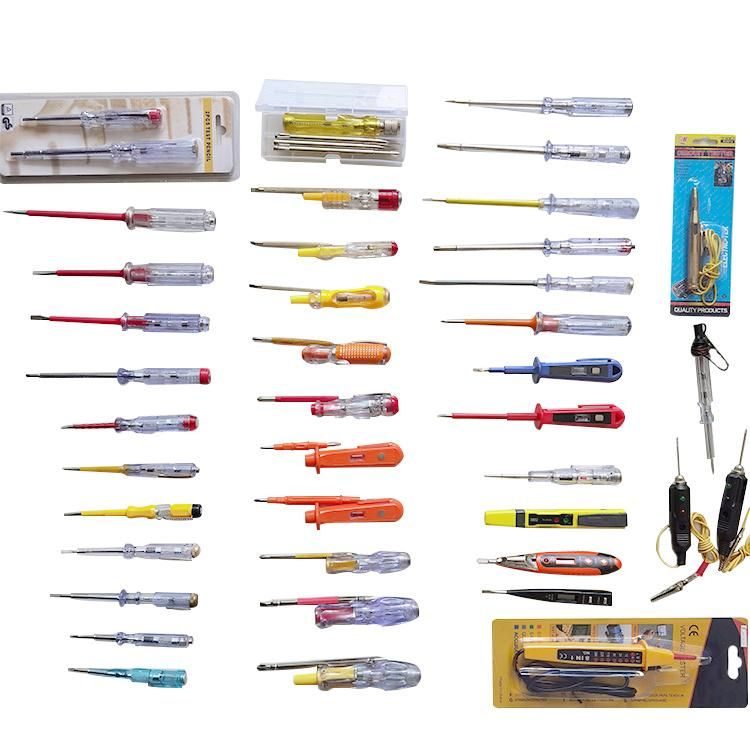 8 in 1 Screwdriver Set with Changeable Handle Transparent Plastic Box Package
