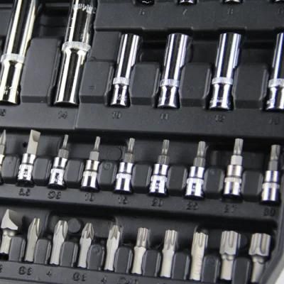 DIY Level 108PCS Cr-V Adjustable Hand Tool Socket Set Ratchet Wrench