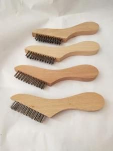 Comb Type Wooden Handle Wire Brush