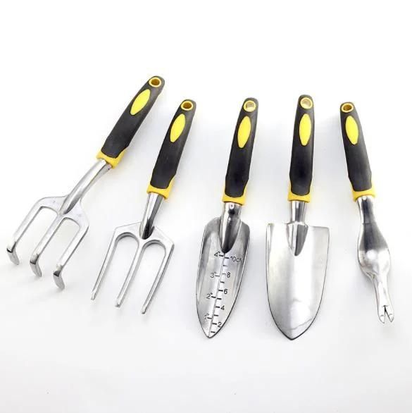 Carbon Steel Garden Tools with Rubber Coated Handle