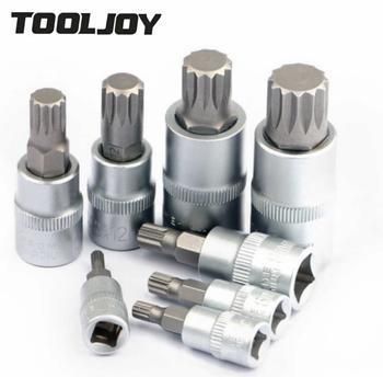 Multiple Model Spline Xzn/M Type Shank Nut Socket Bit Set for Tools