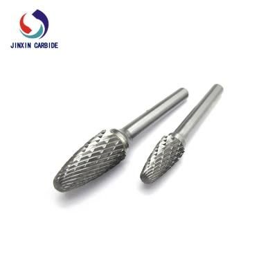 Aluminum Cut Style Power Tool Rotary Files C Shape 6mm Tungsten Carbide Burr