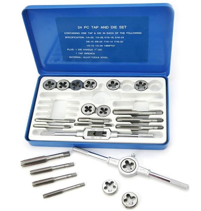 Alloy Steels Tap and Die Set SAE Inch Sizes