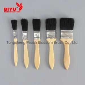 Hot Sale 633 Black Pet Filament Paint Brush with Wooden Handle
