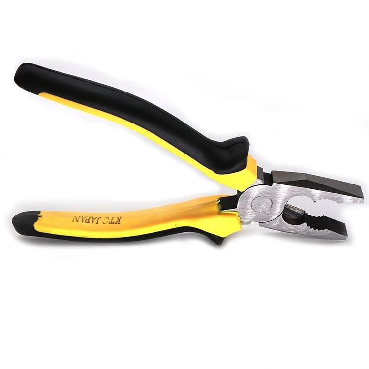 Durable Screw-Thread Steel Polished 8 Inch PVC Handle Pliers