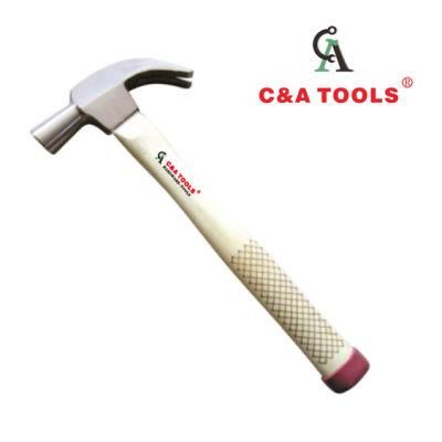 British Type Claw Hammer with Netlike Wooden Hanle