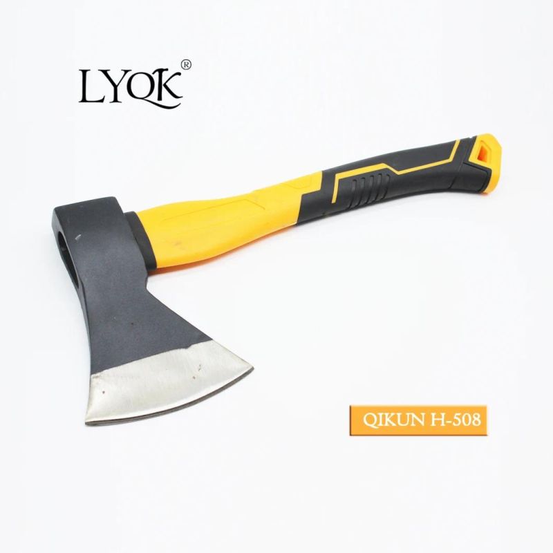 H-508 Construction Hardware Hand Tools Plastic Rubber Handle Hammer Axe