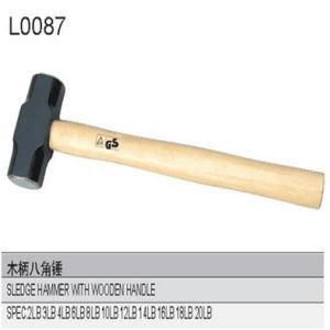 Forged Sledge Hammer with Wooden Handle L0087