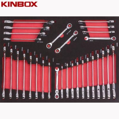 Kinbox Professional Hand Tool Set Item TF01m309 Ratchet Wrench Set