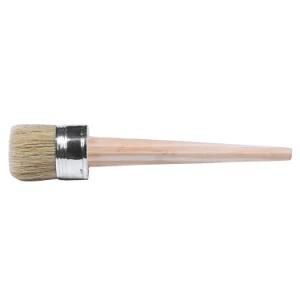 Natural Pig Bristle Chalk Wax Paint Brush