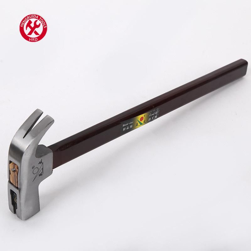 Claw Hammer Long Wooden Handle Unti Slide and Manget