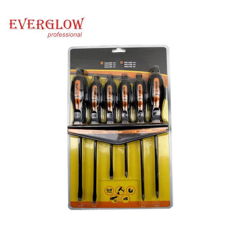 Special Unique 6PC All Through Screwdriver Set