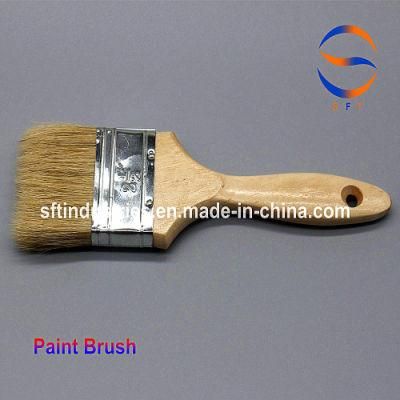 2.5&prime;&prime; Pure Pig Hair Mane Bristle Paint Brushes for FRP
