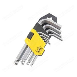 9PCS Ball-End Short Long Hex Key Set Chromed Wrench for Hand Tools