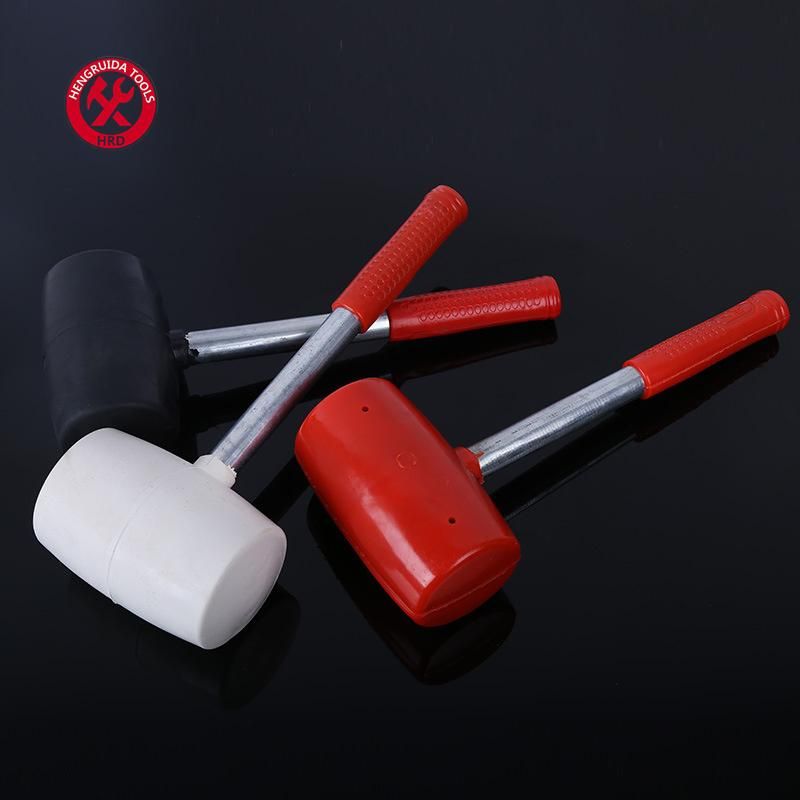 Rubber Hammer Mallet with Steel Handle 24oz