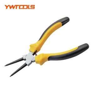 7&quot; Internal Circlip Pliers Straight Tips with Bi-Color Rubber Handle
