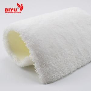 Pure White Striped Roller Brush, Polyester Flannel Can Be Customized for Industrial Use